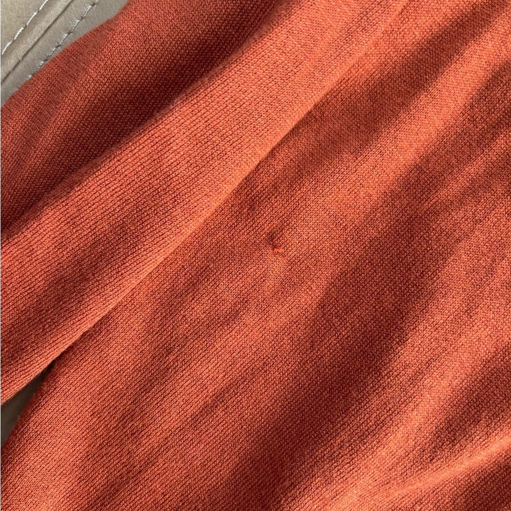 LOFT Burnt Orange Women's Cardigan - Picture 3 of 6
